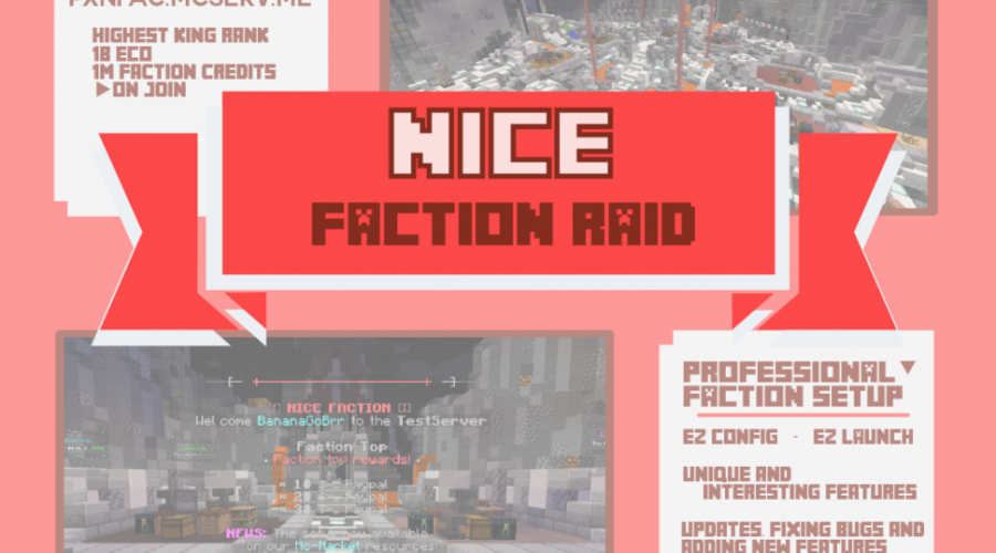NICE-FACTION |1.8.x-1.17.x High Quality Faction Setup | 1.3
