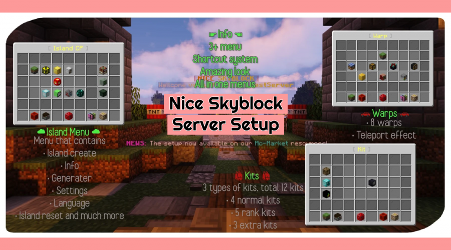 NICE-SKYBLOCK |1.18.x High Quality Skyblock Setup |