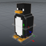 [Cinema 4D] Minecraft VERSATILE Penguin mob rig