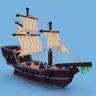 Ghost Pirate Ship