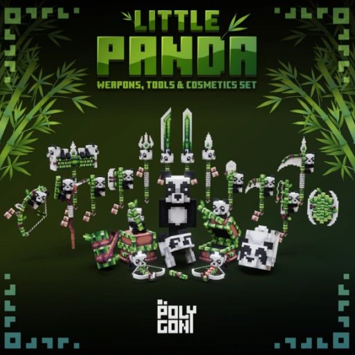 Little Panda Weapons, Tools & Cosmetics Set