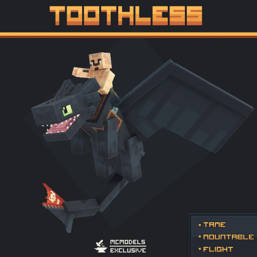 Toothless - Mount Pack