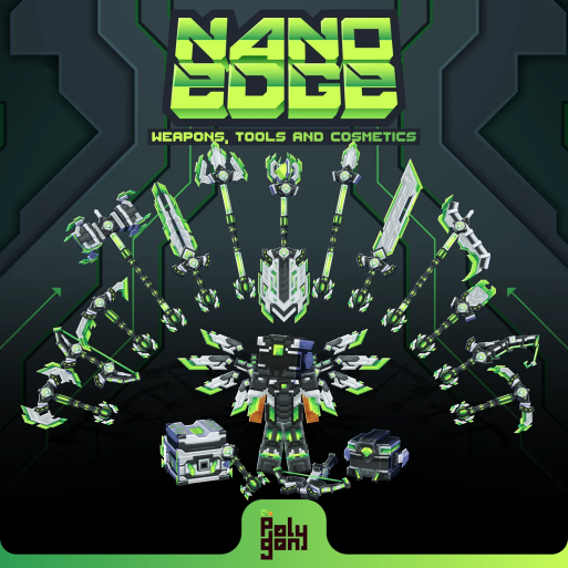 Nano Edge Animated Weapons and Tools Set (64x)