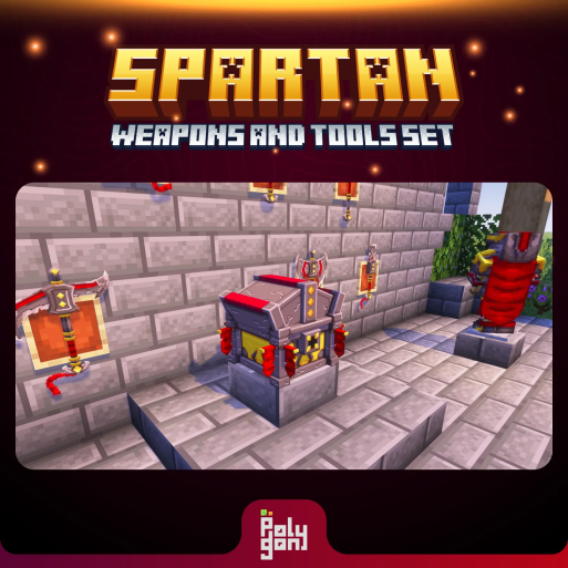 Spartan Animated Weapons and Tools Set (64x)