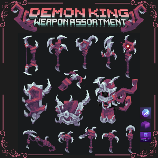 Demon King Weapon Assortment 16x