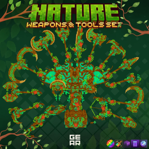 Nature Weapons & Tools & Cosmetics 32x Vol.2