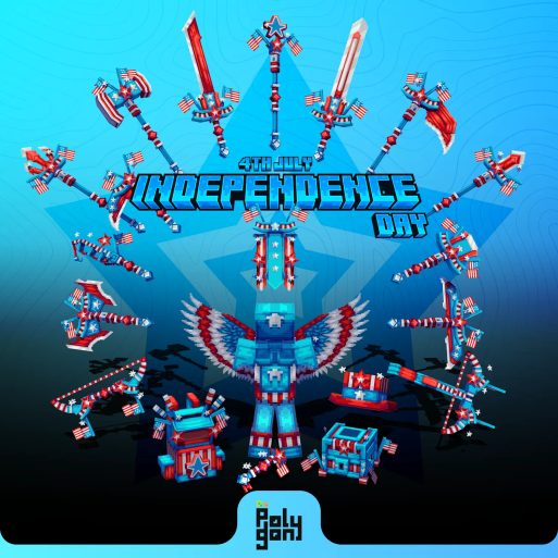 Independence Day Animated Weapons & Tools Set (64x)