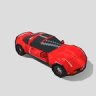 Low poly Corvette