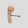 Squire with forge ladle