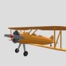 Low poly Old Airplane