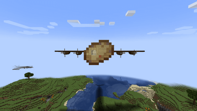 I made a potato airplane that shoots fireballs