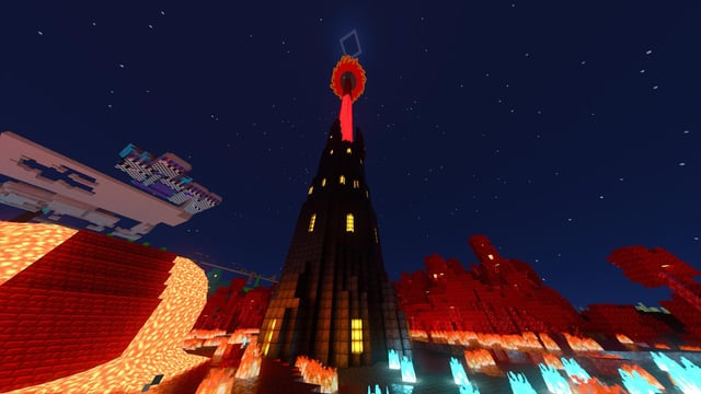 I built argent tower in my mc world