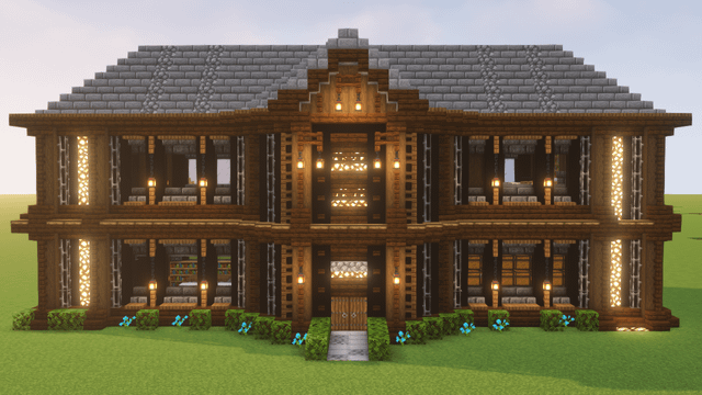 I made a big wooden house what do you think? feedback and suggestions are welcome!