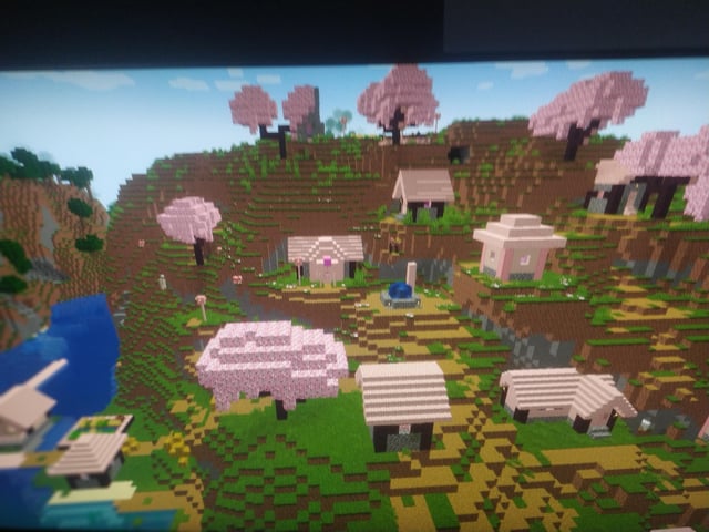 I rebuild village so it fits into cherry grove biome. Hope you like it.