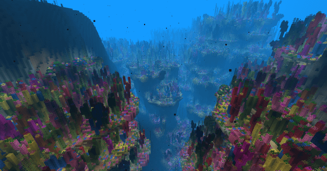 Just a little coral reef ridge I made with WorldPainter