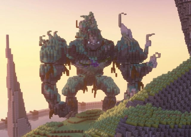 It's a mountain golem!