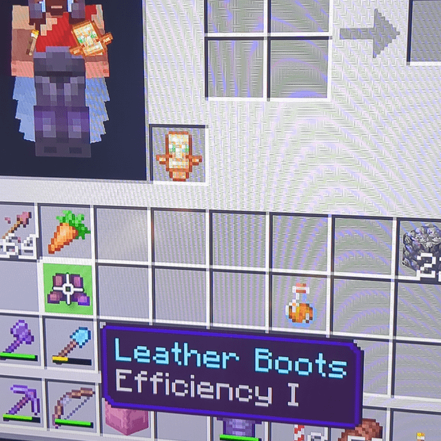 I found a pair of efficiency 1 leather boots!