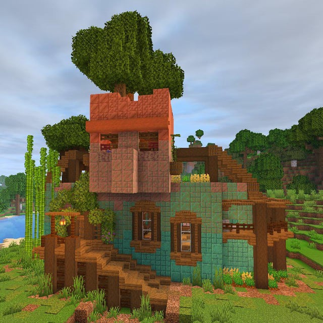 i tried to make a Lived-in copper golem house