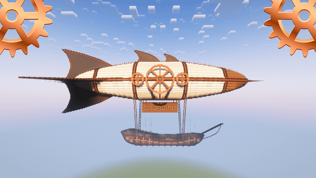 Cool steampunk airship I made