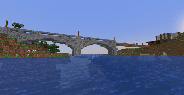 I made this bridge on my survival world, what do you think?