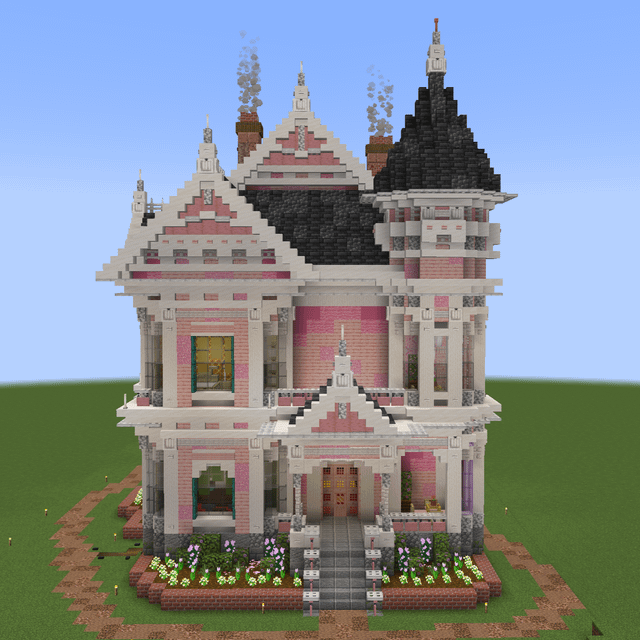 Victorian House Using Pale Wood (WIP)