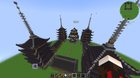 Traditional Japanese castle area