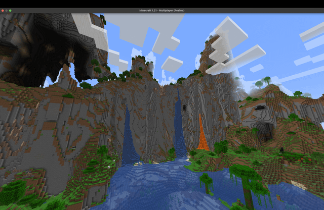 Cool Cliff I found in an amplified world