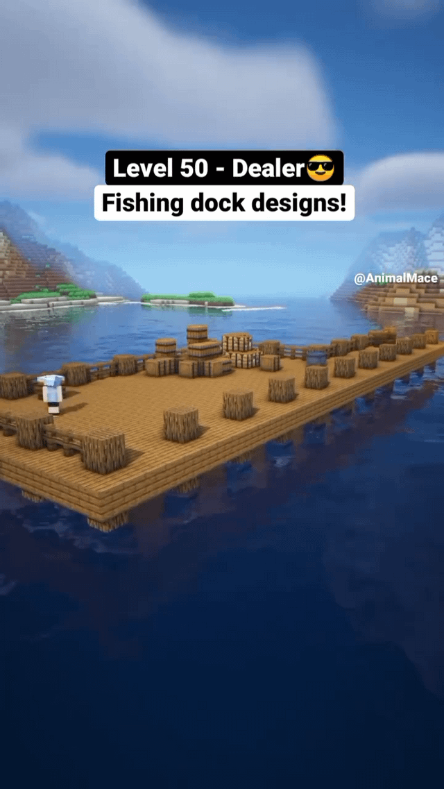 I made some fishing dock designs! What do you think?