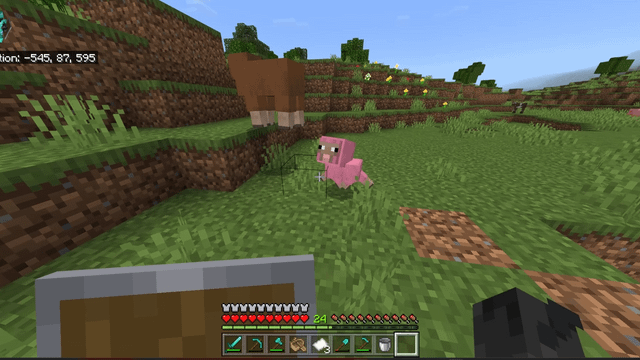 I found a baby pink sheep. I think they are incredibly rare, so I thought I'd share.