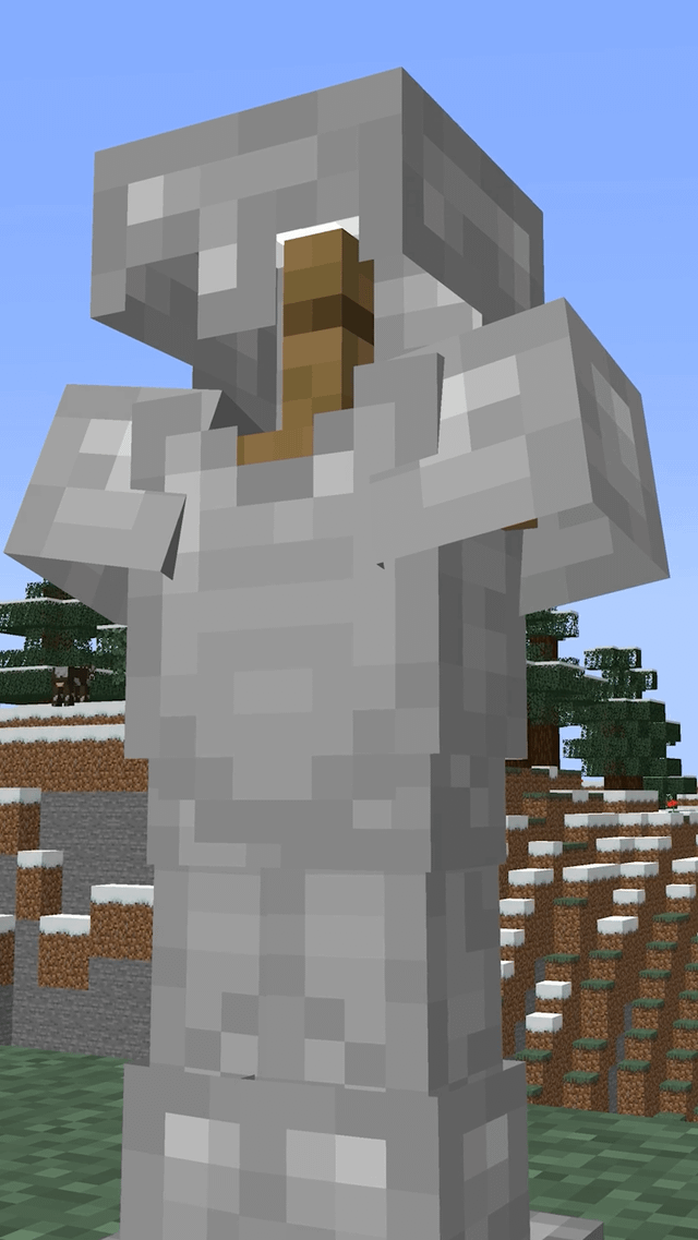 Updating my Minecraft resource pack - Here's the Iron Armor.
