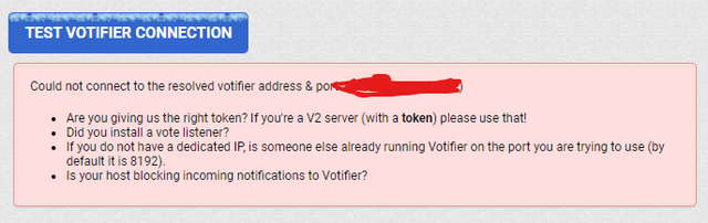 Votifier Plugin Issues