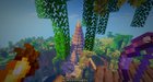 I built a temple for the Ender dragon egg in a survival server!