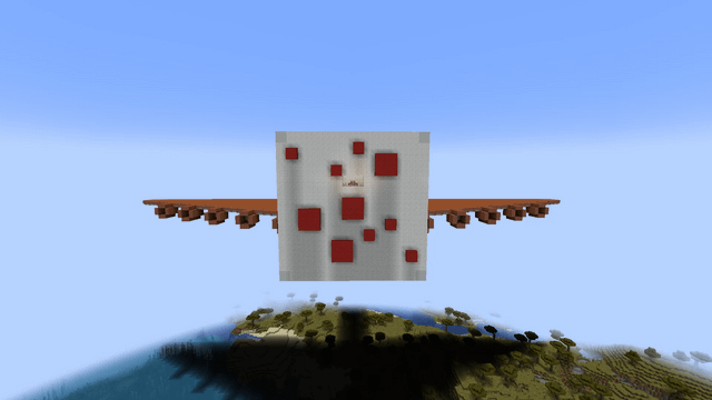 I made a Cake Airplane that shoots fireballs and cherry lasers