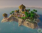 Island Palace Build - Where can I improve this build? Would you take a trip to this island paradise?