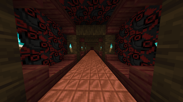 I made a hallway with the new mangrove blocks, thoughts?