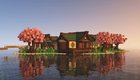 I made a japanese themed island! (thanks to zaypixel for the initial house desgin)