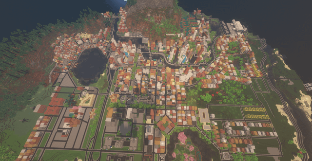 I've spent the past year and a half building a city in Minecraft