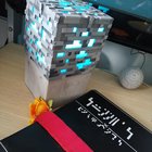 I made a diamond lamp and an enchanted book! :D