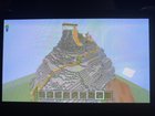 I’ve been working on a mountain & temple. Sorry about quality of pics