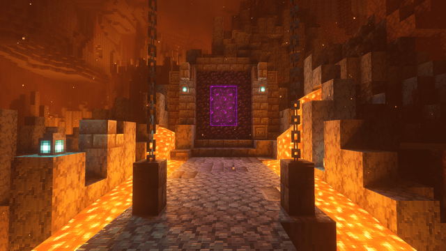 I built a nether portal entrance for my world