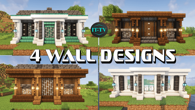 I made 4 wall designs which one do you like the most? feedback and suggestions are welcome :)