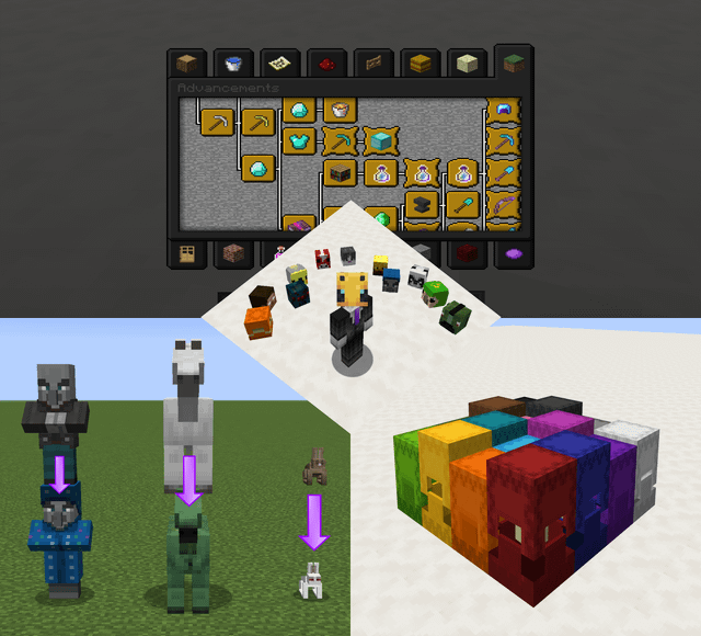 I made a datapack that adds over 800 custom advancements, and a few other small fun things, to your survival experience! (Download in comments)