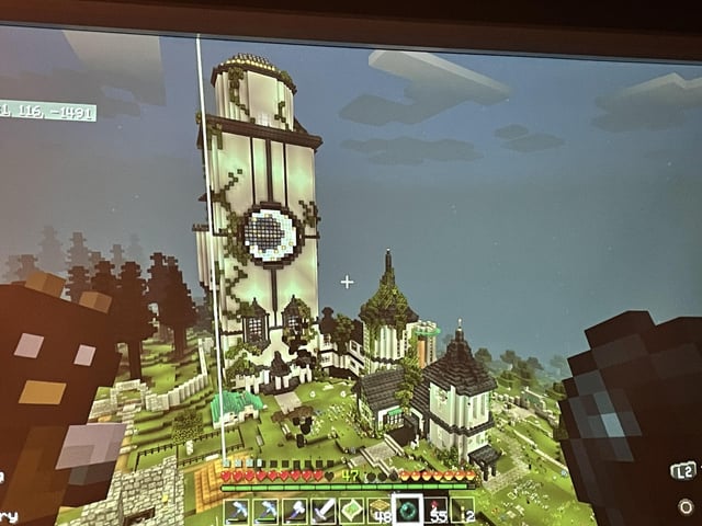 [Looking for feedback] How to finish the top of my Moon Tower?