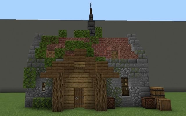 i have built another cottage! 've decided that i want to make a village out of these buildings.