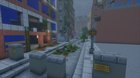 After numerous days of pillager attacks, this neighborhood of the city was left in Ruin