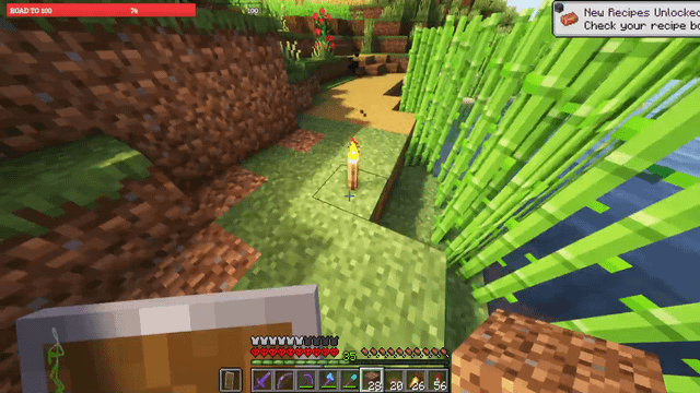 I placed a block of dirt and it immediately grew grass on it. What are the chances for that to happen?!