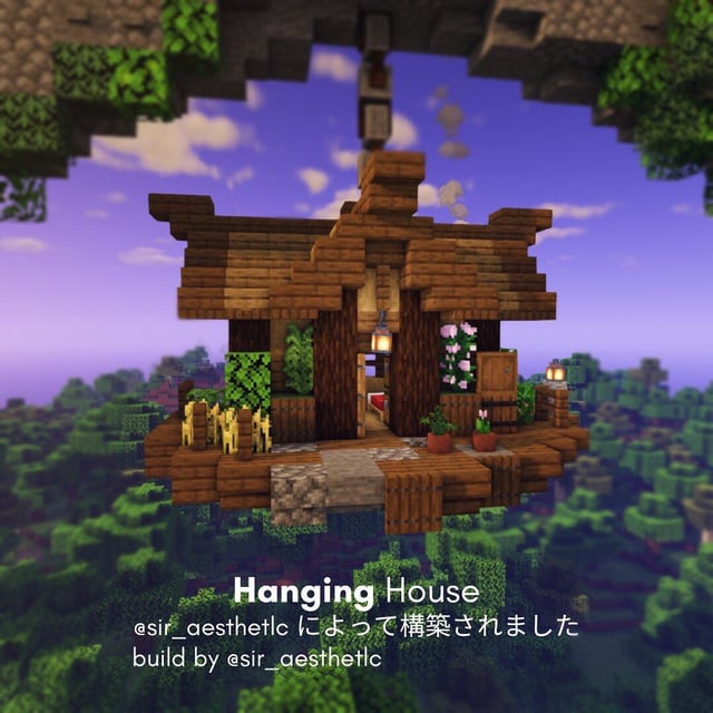 I made a hanging house