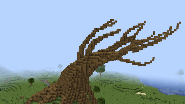 I have built this tree but idk how to make the canopy please help me.