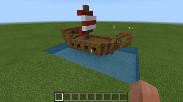 I tried my best to make a ship! :)