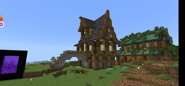 I made this house to cover my automatic wool farm.I think it doesn't look that bad